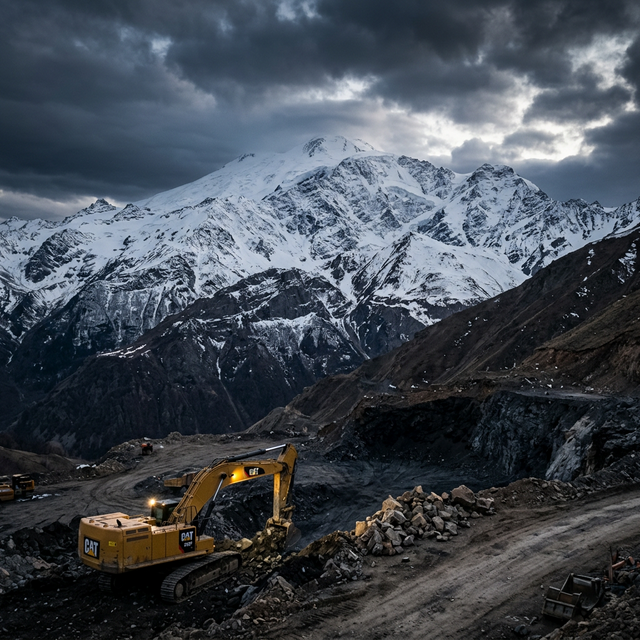 Ethical and licensed obsidian mining operations in Georgia, Caucasus